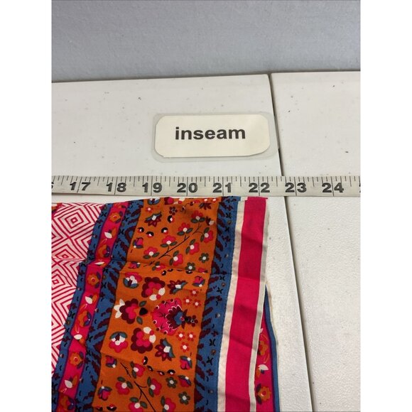 Free People Maritzah Jumpsuit Size 2 wide leg cropped BOHO Moroccan colorful - Picture 7 of 13